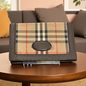 Vintage Burberry’s London Nova Check Card Holder  – Pre-Burberry Era